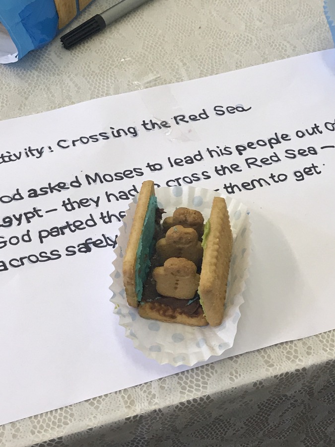 Crossing the red sea